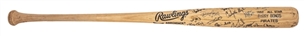1992 National League All-Star Team Signed Barry Bonds Game Issued Rawlings 523B Model Bat With 30+ Signatures (PSA/DNA & JSA)
